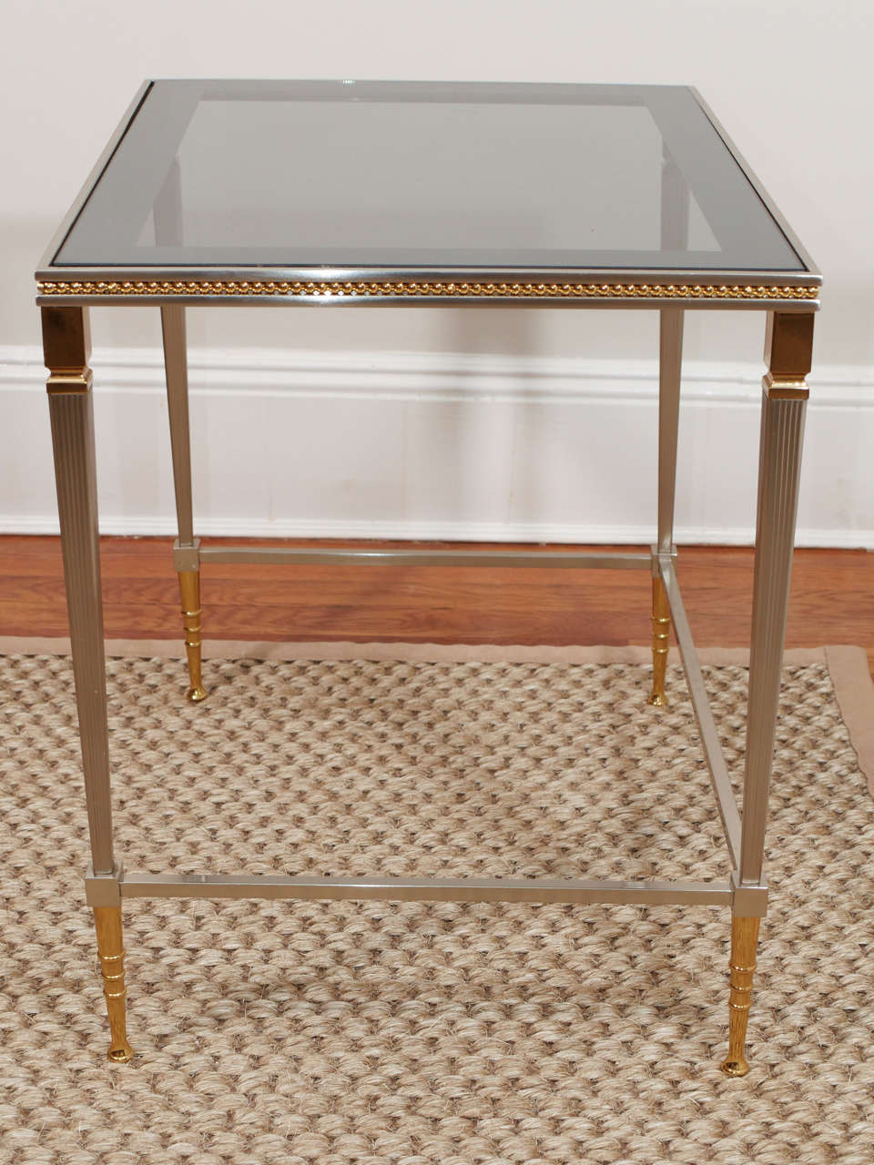 Set of Nickel and Brass Nesting Tables 2