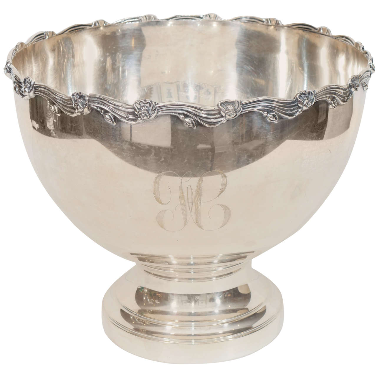 Silverplate Punch Bowl at 1stDibs