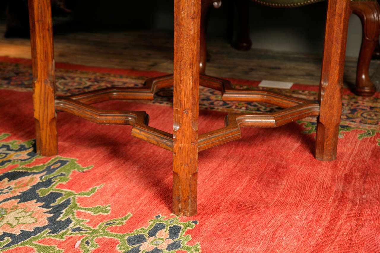 19th Century Pair of Octagonal Oak Gothic Centre Tables