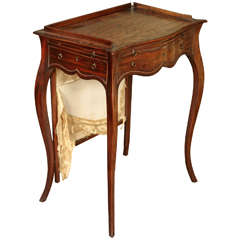 George III Figured Mahogany Lady’s Writing Table 8