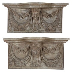 Pair of 19th Century French Carved Wall Consoles