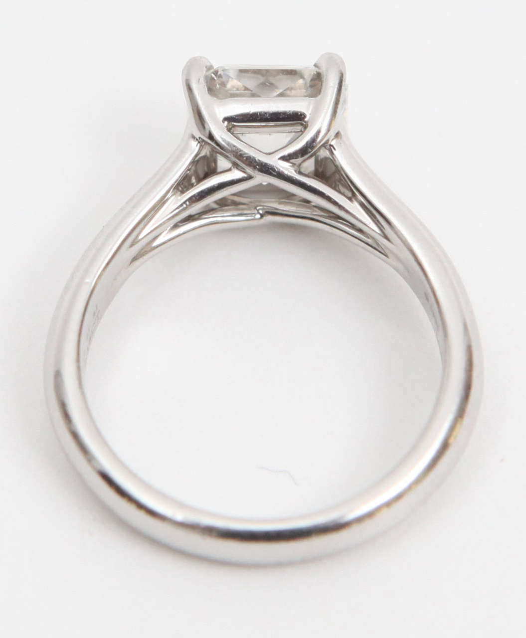 Contemporary Tiffany & Co. Lucida Cut Diamond Ring