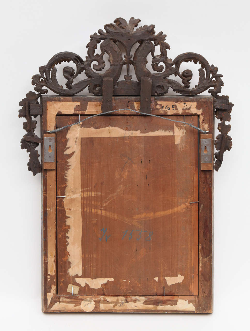 Paire de miroirs Empire français en bois doré du XIXe siècle en vente 4