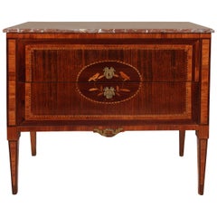 Antique 19th Century Italian Commode with Inlay