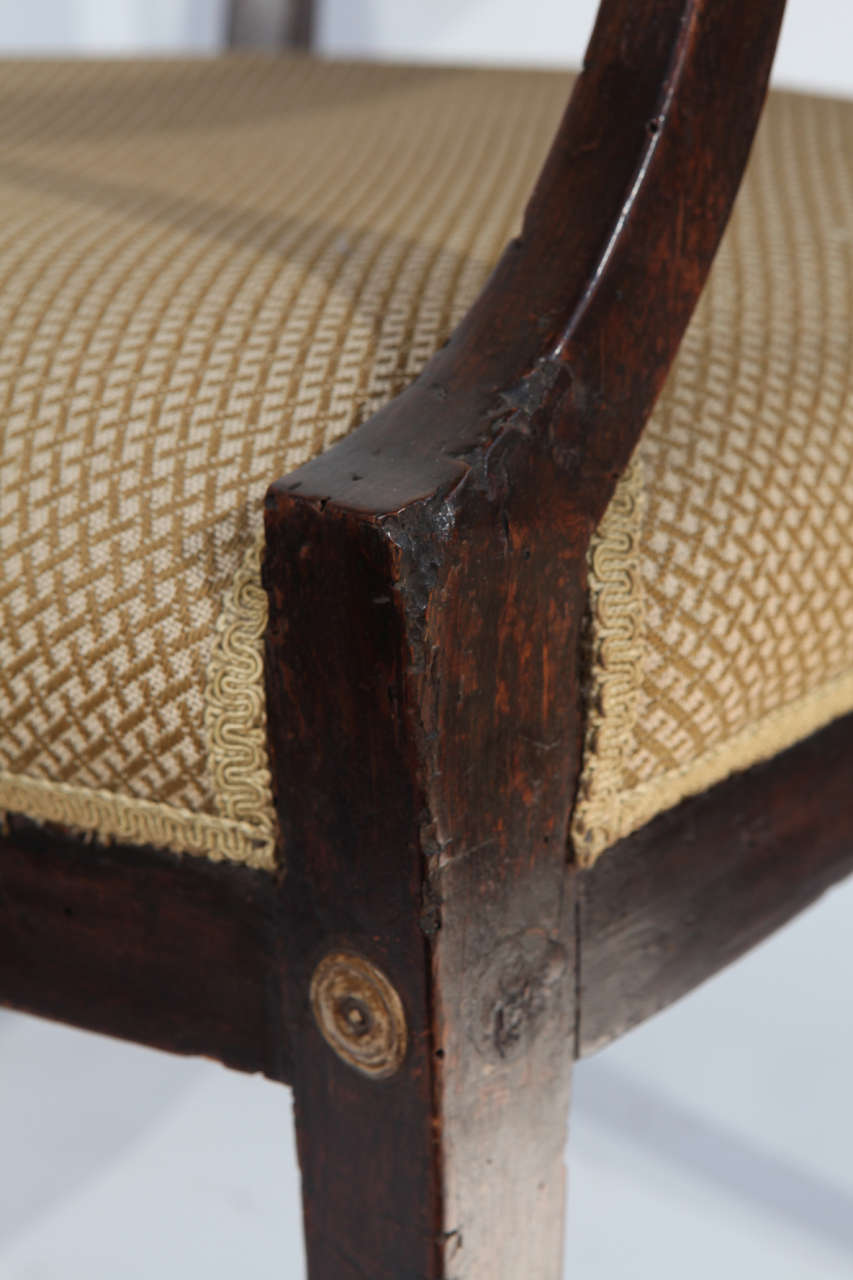 18th Century and Earlier Single 18th Century Italian Walnut Armchair