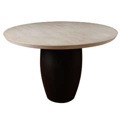 Holly Hunt Tonneau Pedestal Table