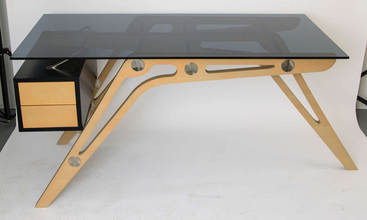 Zanotta Cavour desk, homage to Carlo Mollino, prod. Italy, circa 2009.
Free shipping to London.