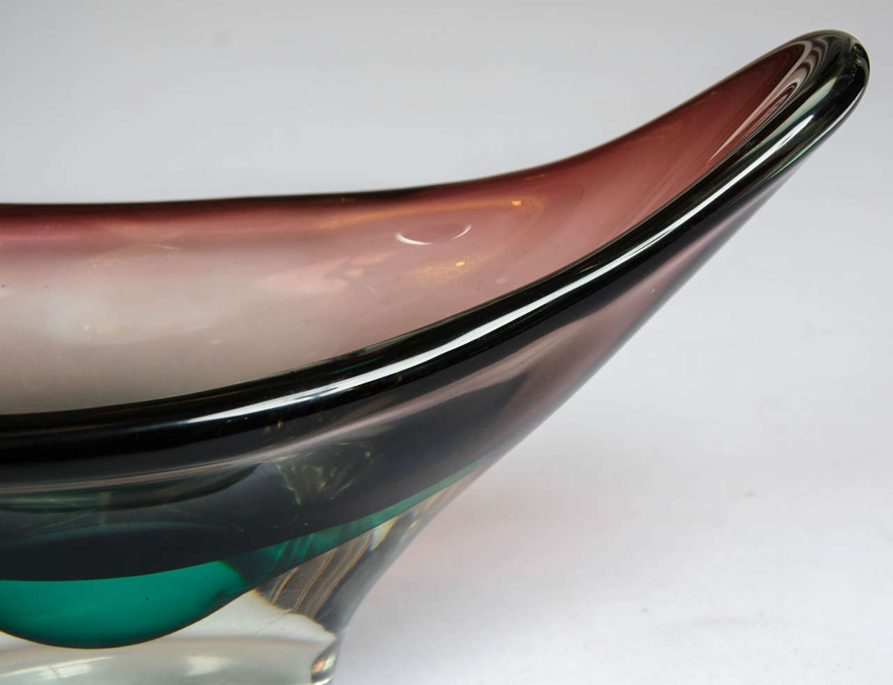 1940s Italian Venezia Glass Centerpiece Signed by Salviati In Excellent Condition In London, GB
