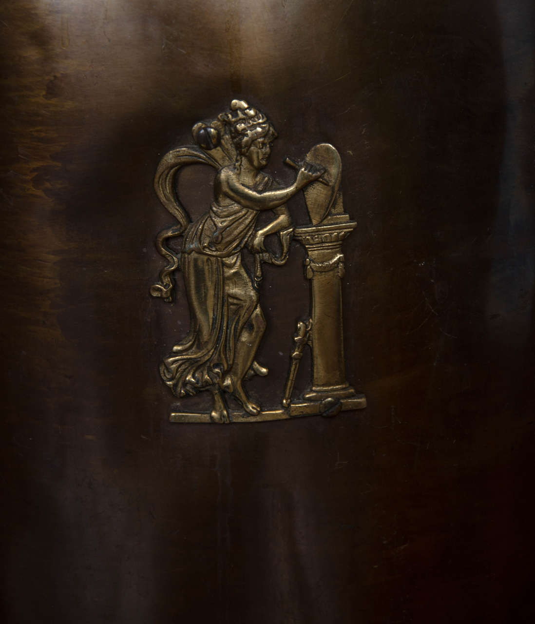 1950s Italian Brass Vase For Sale 1