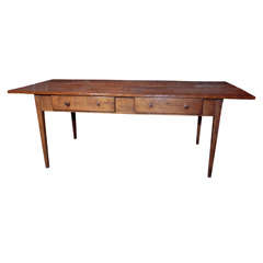 Portuguese colonial hardwood work/farm table, c. 1850 2