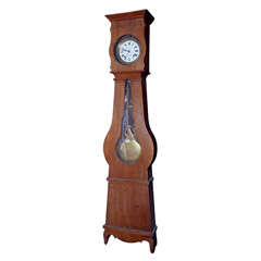 French Pine Long Case Clock, c. 1860