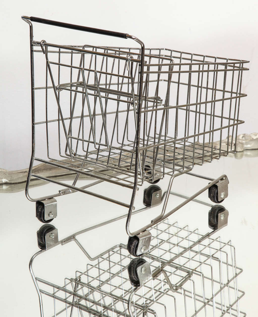 Modern Antique Miniature Shopping Cart