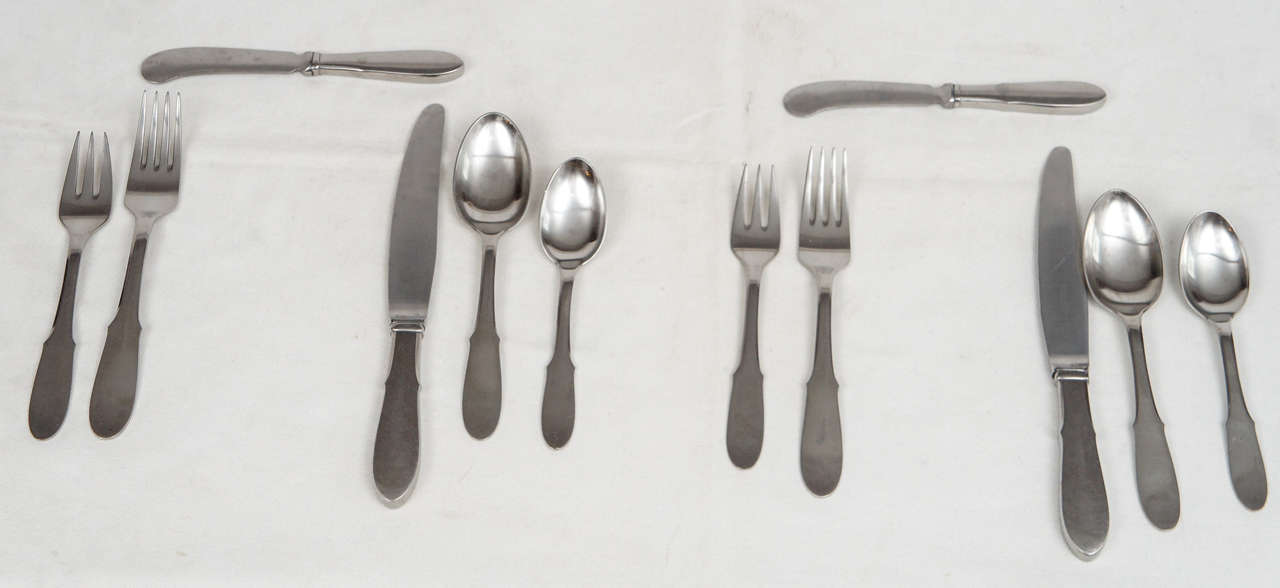 Georg Jensen Stainless Steel Service for 8