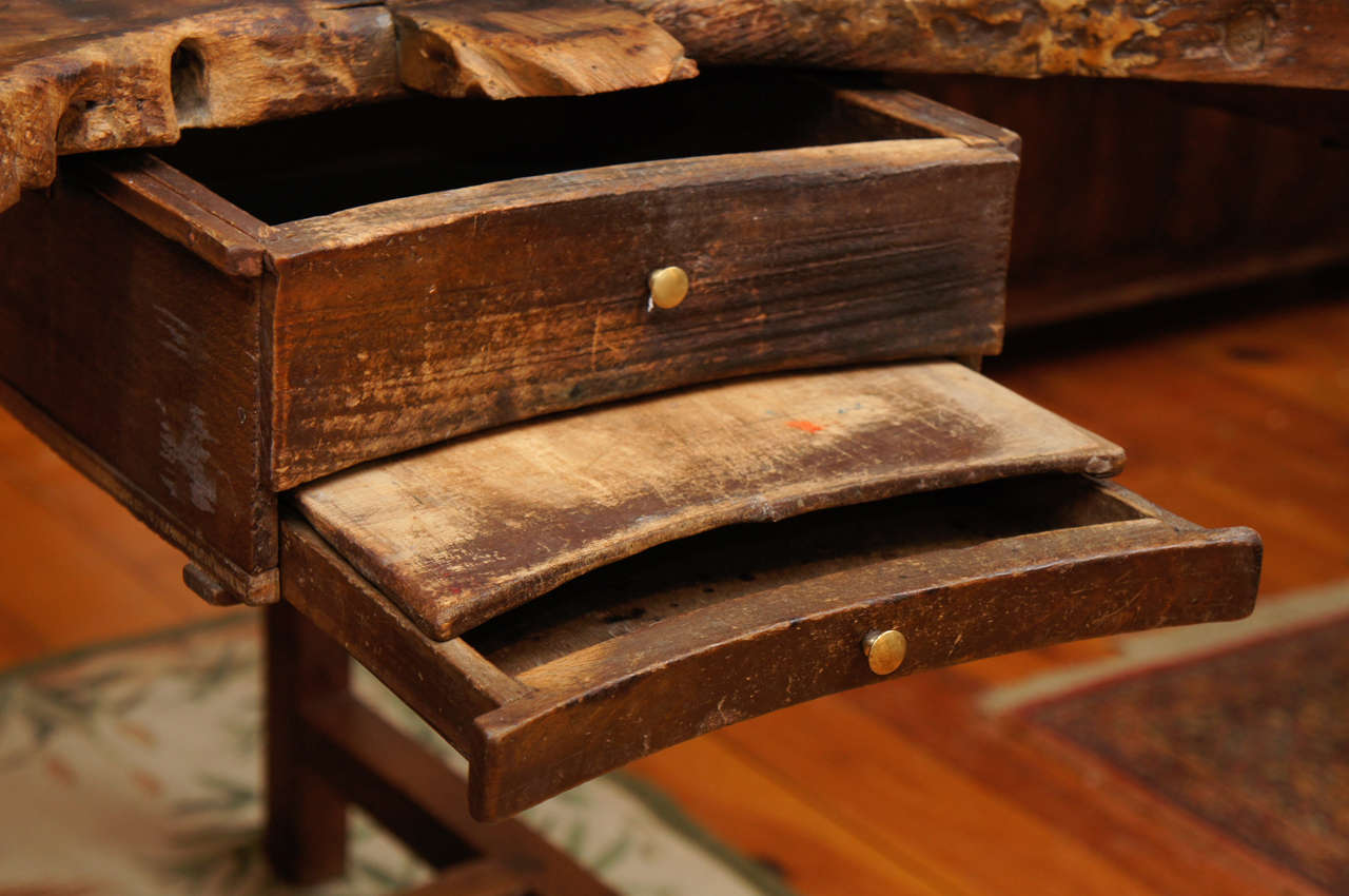 Wood French Watchmakers Table
