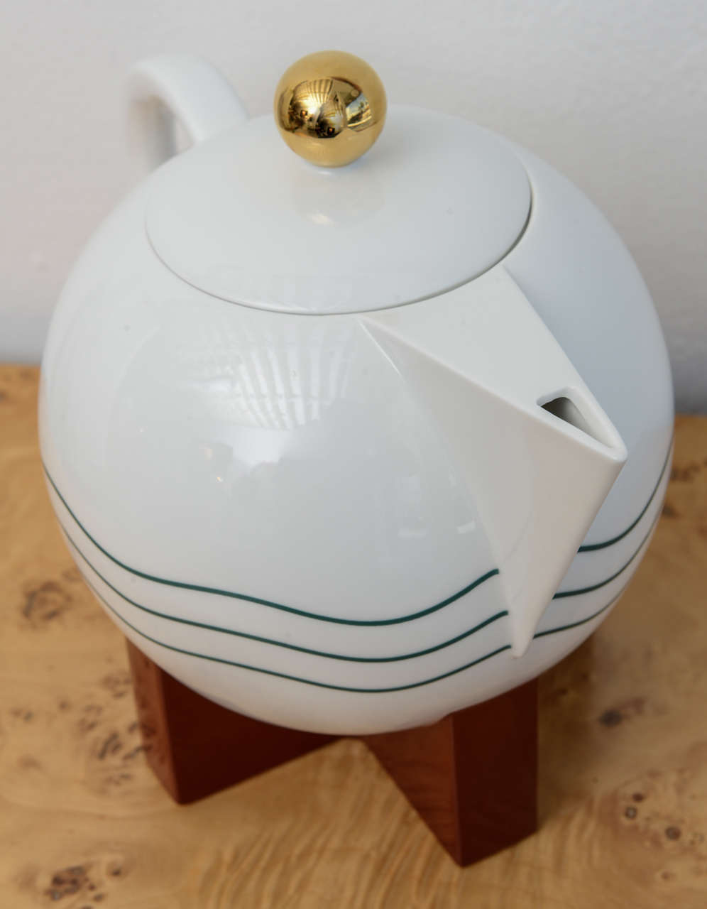 20th Century Michael Graves Postmodern Tea Set & Strainer By Swid & Powell