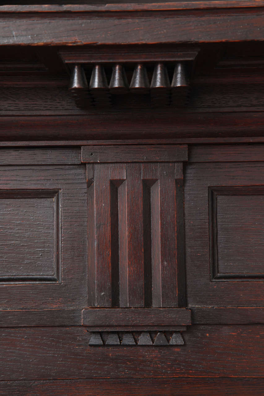 George II Stained Oak Cabinet For Sale 1