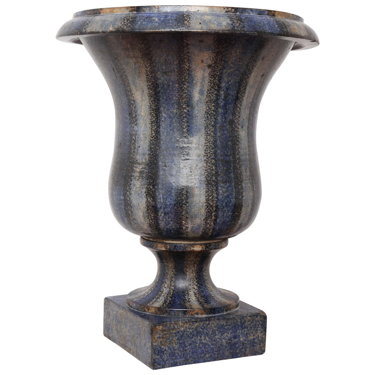 19th Century Glazed Pottery Urn