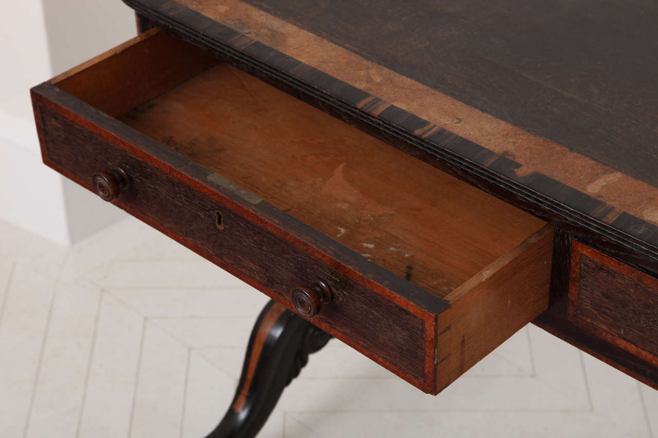 English Regency Writing Table In Excellent Condition For Sale In New York, NY