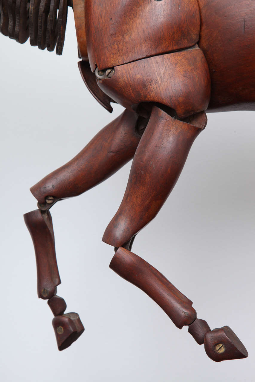 19th Century French Articulated Horse at 1stDibs | horse mannequin