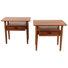 Pair of Arne Vodder Teak Nightstands