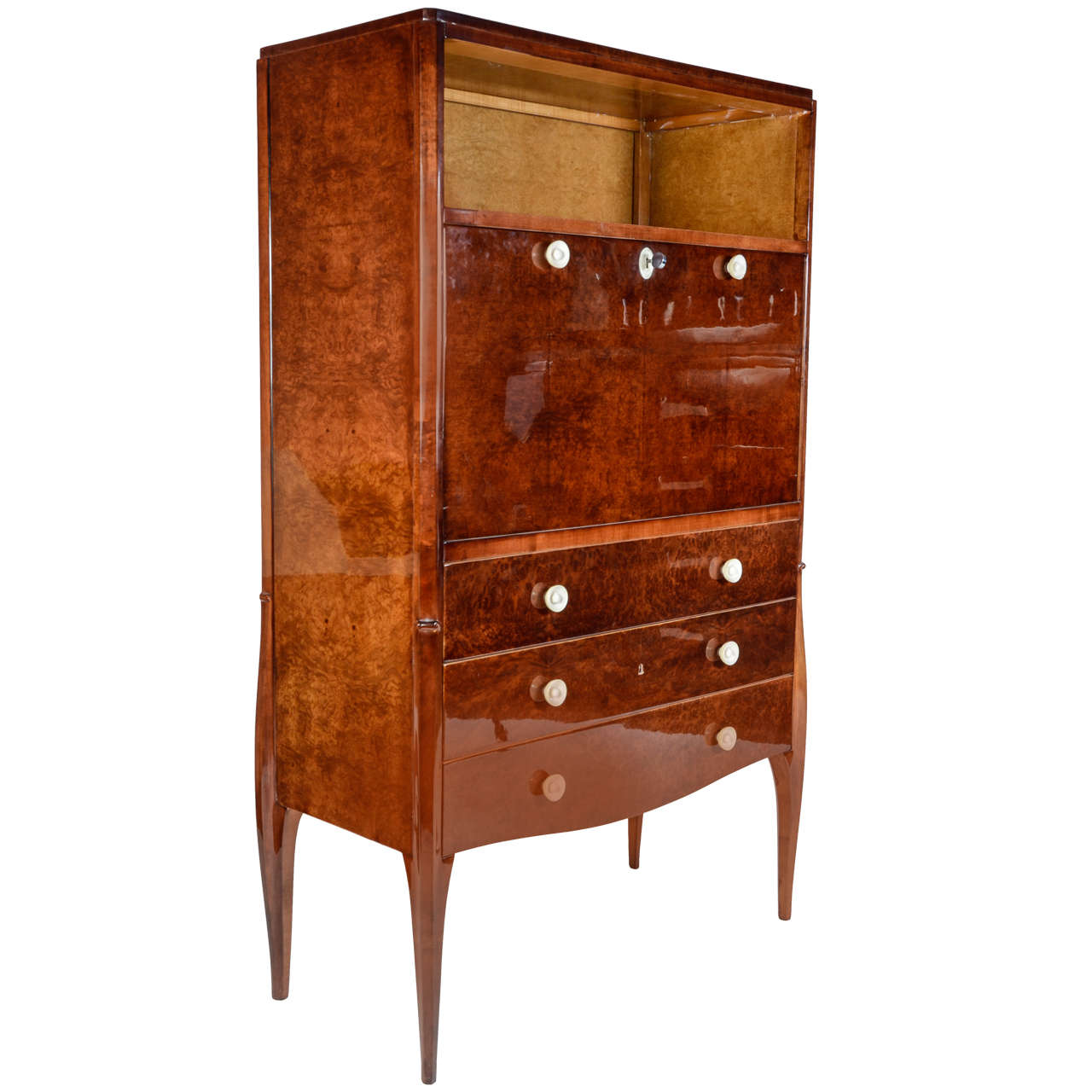 "Saddier et Fils" Art Deco Secretaire