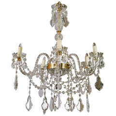 1940s France Classic Crystal Chandelier