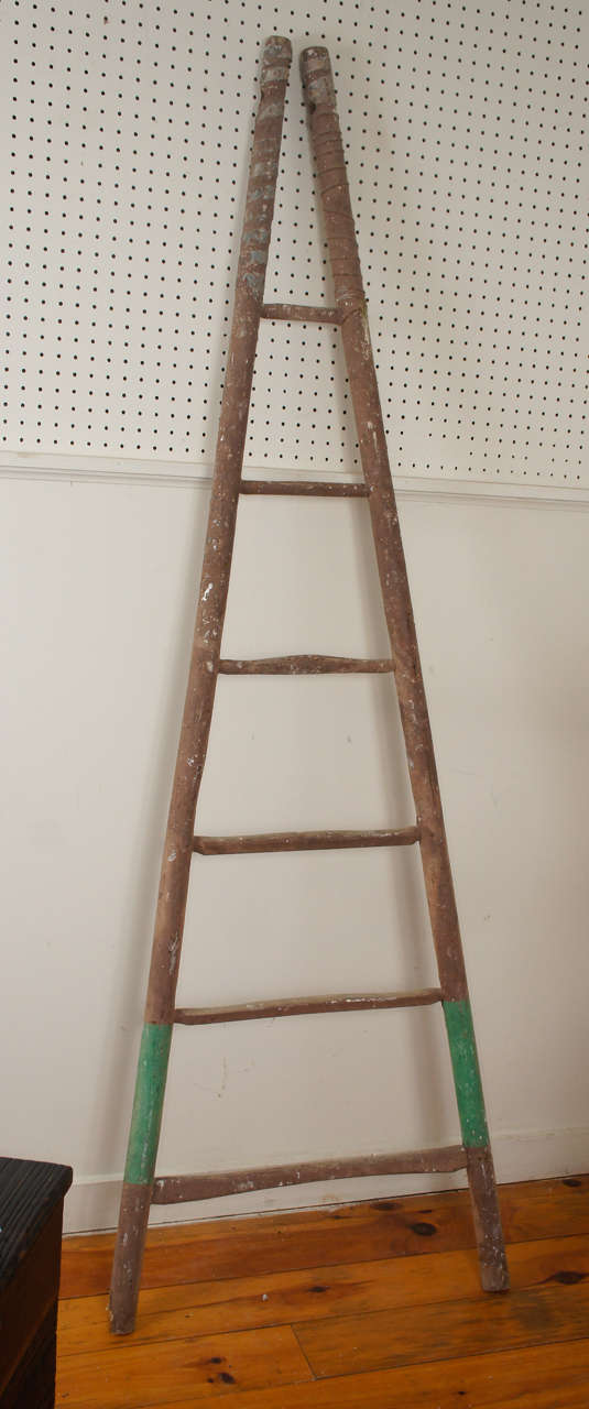 - This ladder was used in the fields to pick apples and its in its original condition and a terrific size for a bathroom, to but towels or magazines on. We love ladders in a country home and you cant find one any nicer that this for size and