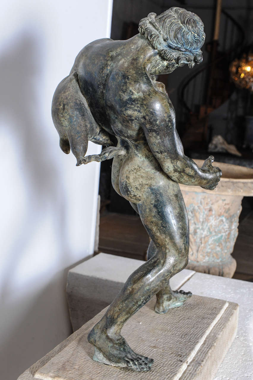 Neapolitan Bronze Figure of Dionysus 1