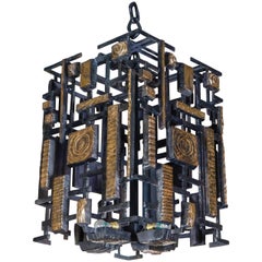 Lanterna enorme in bronzo massiccio di Regis Royant