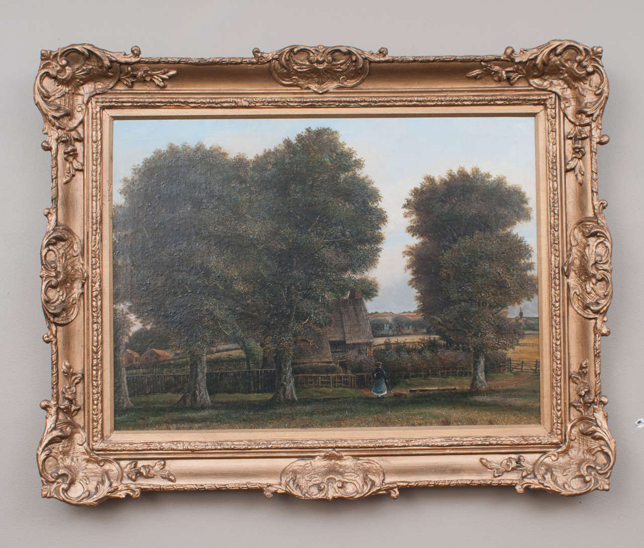 "A Cottage at Old Shoreham” by W.F. Freeman