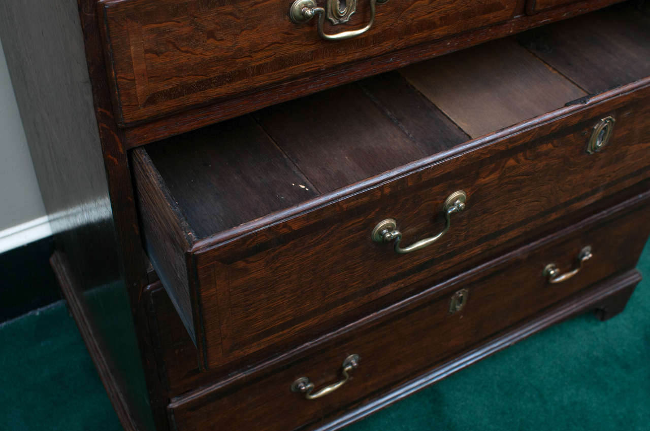 18th Century and Earlier English Oak Bachelor's Chest