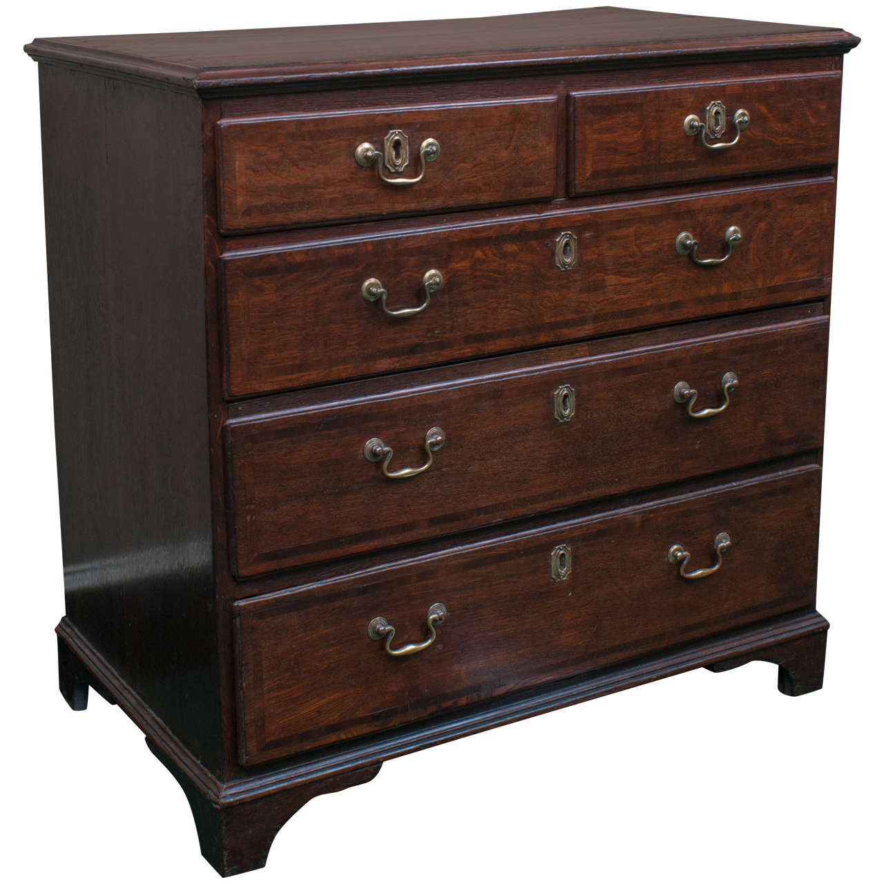 English Oak Bachelor's Chest