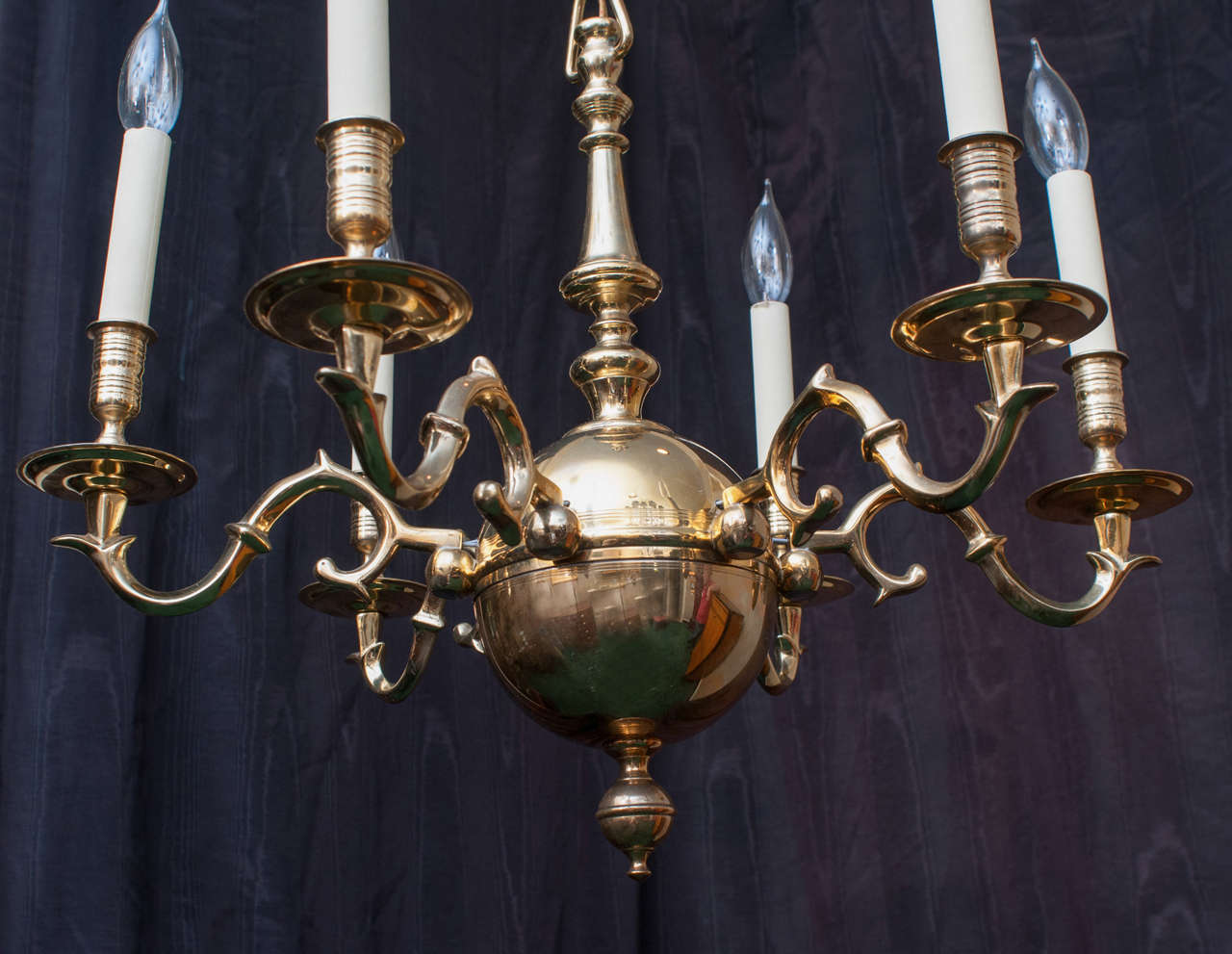 Six Light Queen Anne Style Chandelier at 1stDibs queen anne
