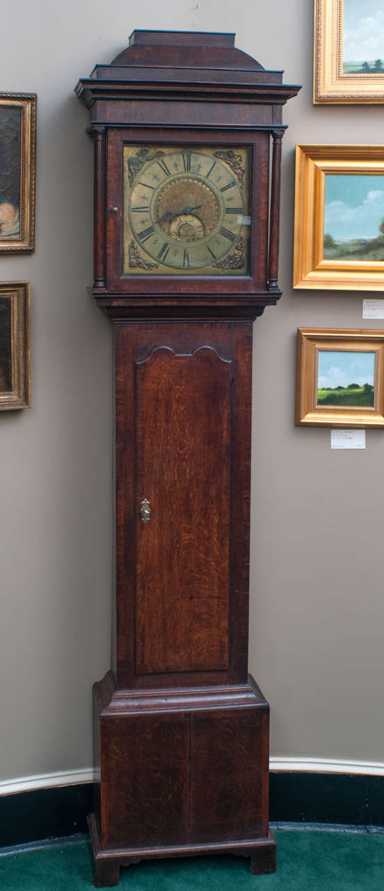 Early English OneHanded Tall Case Clock (Grandfather) at 1stDibs one