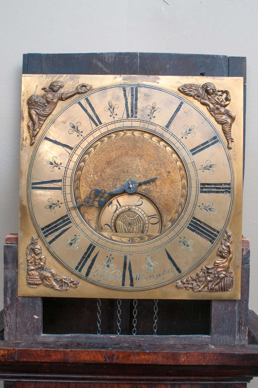 Early English OneHanded Tall Case Clock (Grandfather) at 1stDibs one