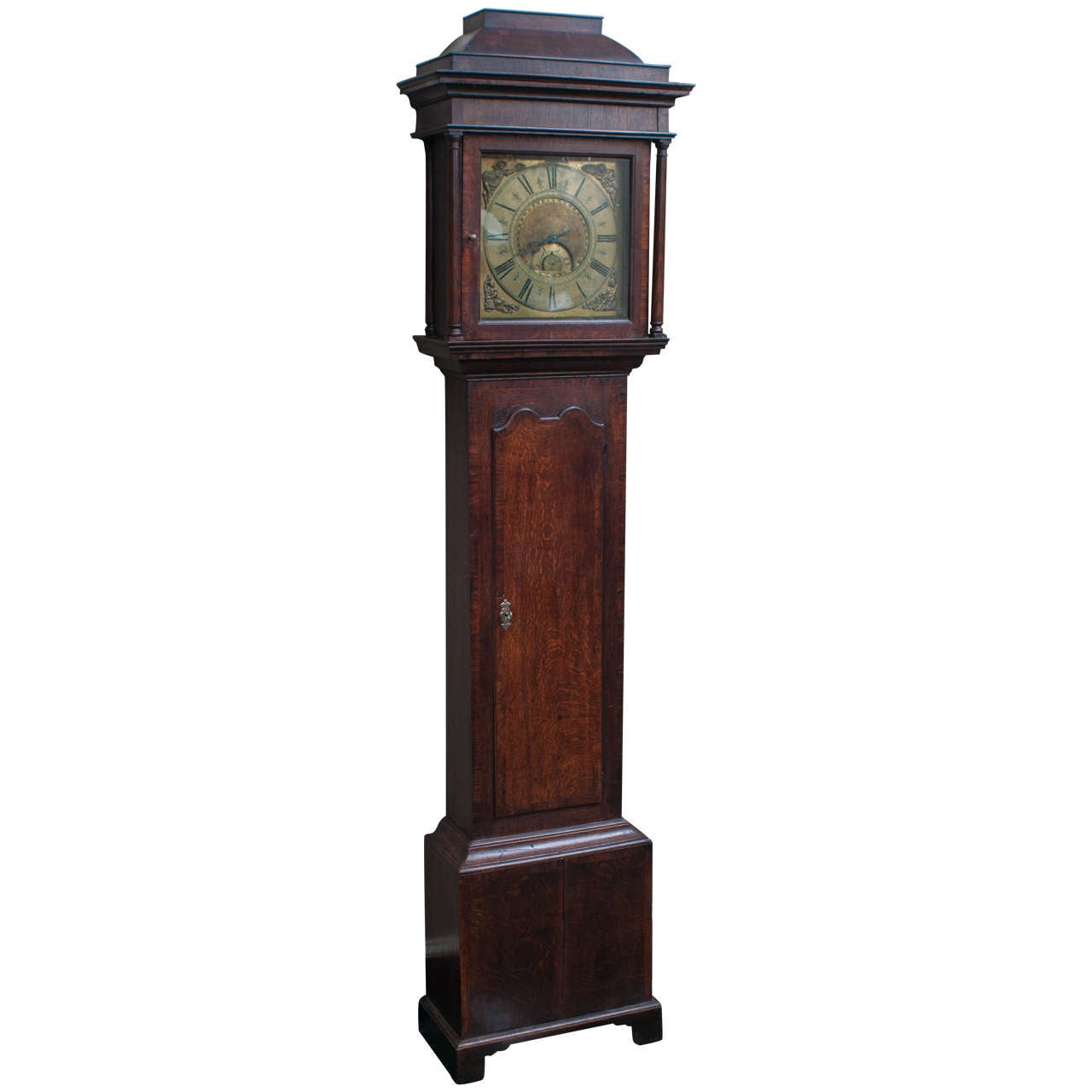 Early English OneHanded Tall Case Clock (Grandfather) at 1stDibs one