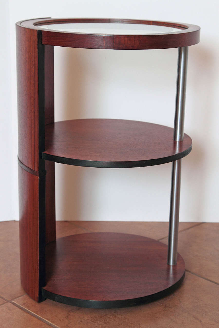 American Art Deco Side/Lamp Table, Manner of Gilbert Rohde In Good Condition In Dallas, TX