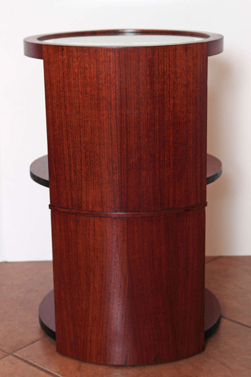 Mid-20th Century American Art Deco Side/Lamp Table, Manner of Gilbert Rohde