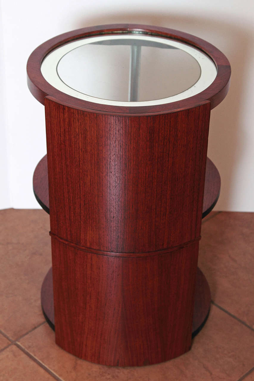 American Art Deco Side/Lamp Table, Manner of Gilbert Rohde 1