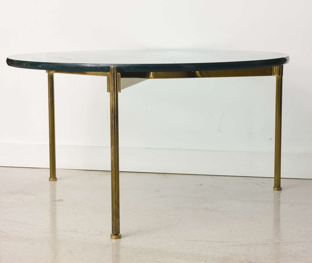 Ward Bennett Brass Cocktail Table 1