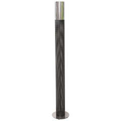Retro Tubular Chrome and Black Floor Lamp 5