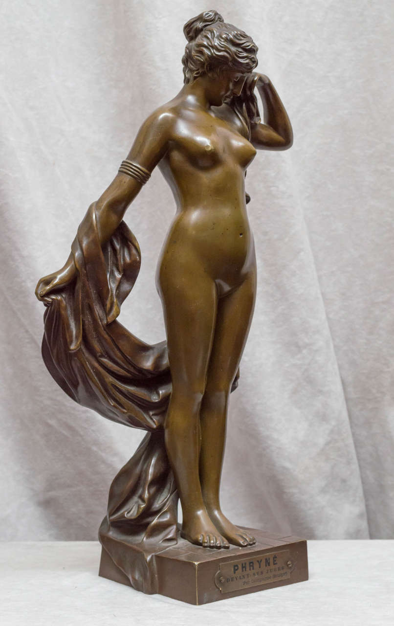 Late 19th Century French Bronze Figure of a Nude 