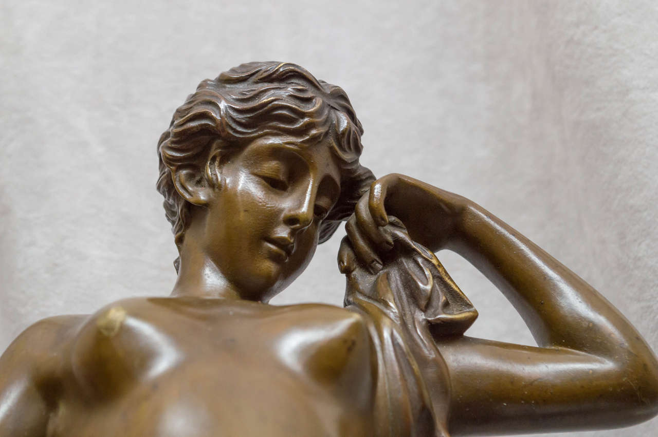 French Bronze Figure of a Nude 