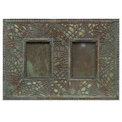 Antique Tiffany Studios Pine Needle Pattern Picture Frame
