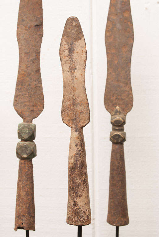 19th Century Qing Dynasty Ceremonial Spearheads For Sale