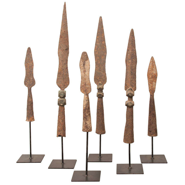 Qing Dynasty Ceremonial Spearheads For Sale