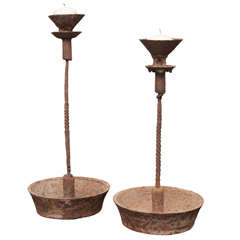 Rustic Chinese Candlesticks
