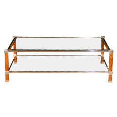 Pierre Vandel Signed Coffee Table Pierre Vandel Signed Coffee Table