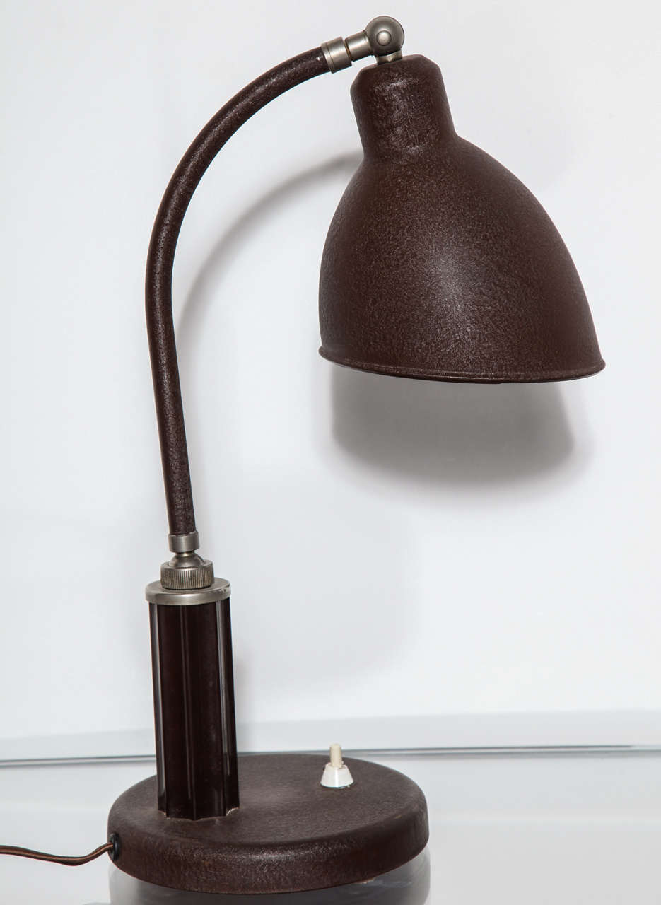 Mid-20th Century Adjustable Table Lamp by Christian Dell for Molitor