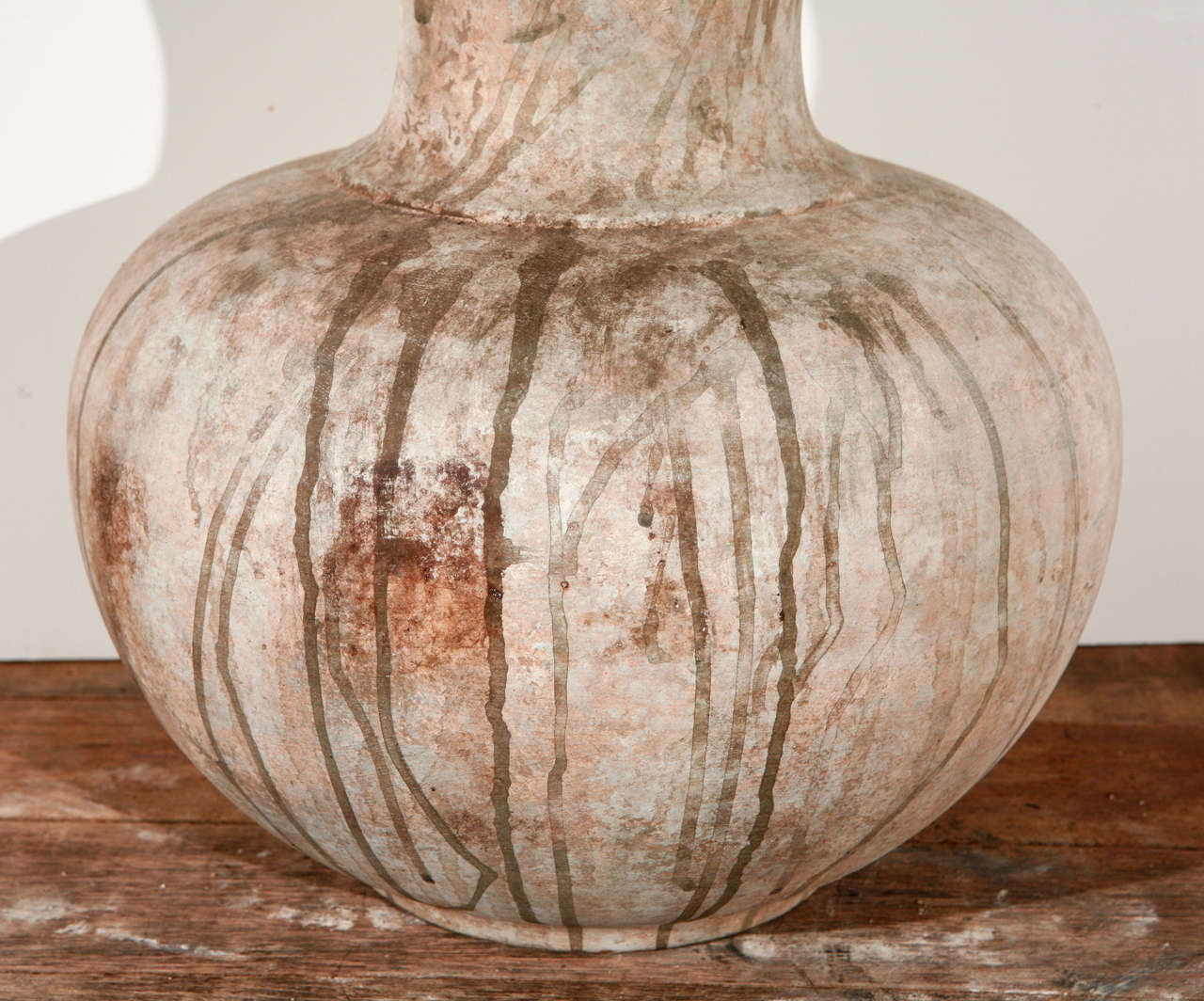 Mid Century Terra Cotta Water Jug In Good Condition In Culver City, CA